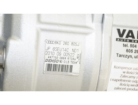 AUDI A4 A5 A6 A7 Q5 2.4 2.7 3.0 8K0260805J, 447150-0664 KOMPRESOR