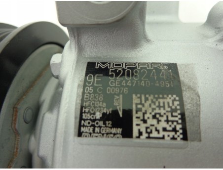 AC Compressor FIAT 500X JEEP RENEGADE 1.3 52082441