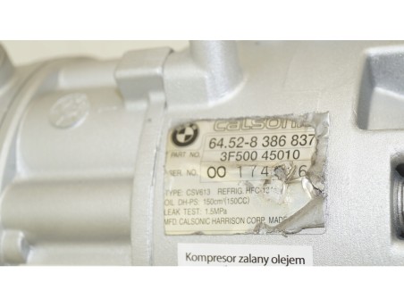 BMW 3 E46 64528386837, 3F500-45010 KOMPRESOR