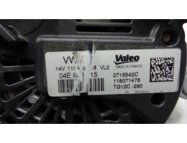 AUDI A1 ATECA VW GOLF VII SUPERB 1.4...