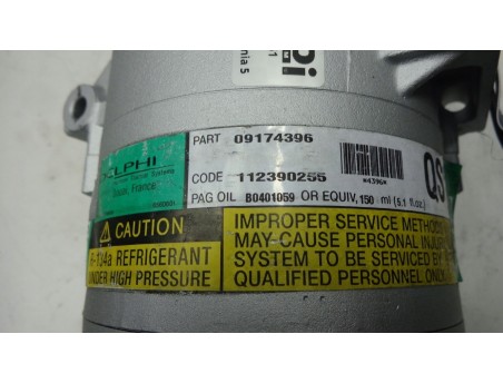 AC Compressor OPEL ASTRA G H ZAFIRA A B 09174396