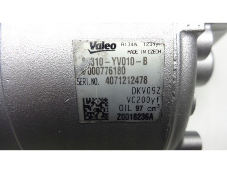 AC Compressor CITROEN C1 PEUGEOT 108 TOYOTA AYGO 1.0 1.2 88310-YV010B