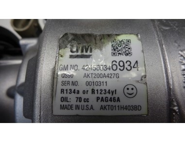 Klimakompressor OPEL MOKKA X J13 15-...