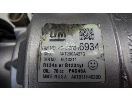 Klimakompressor OPEL MOKKA X J13 15- 1.6 CDTI 42456934 AKT200A427G