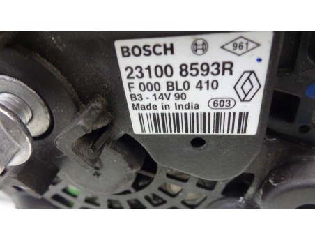DACIA LOGAN RENAULT CLIO IV CAPTUR 0.9 ALTERNATOR