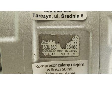 Klimakompressor AUDI A4 B5 A6 C5 SKODA SUPERB VW PASSAT 97- 2.5 TDI 4B0260805C