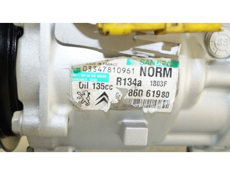 AC Compressor CITROEN JUMPY FIAT SCUDO PEUGEOT 807 EXPERT 9686061980