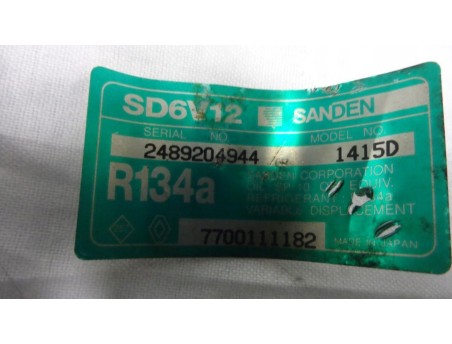 AC Compressor RENAULT CLIO KANGOO TWINGO 1.2 7700111182 1415D