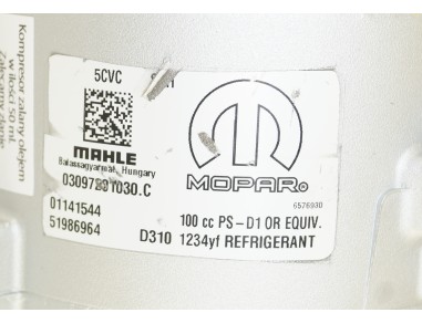 AC Compressor FIAT 500L TIPO 15- 1.6...