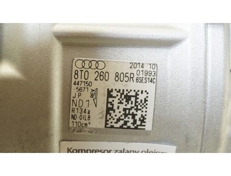 AC Compressor AUDI Q5 PORSCHE MACAN 14- 3.0 8T0260805R