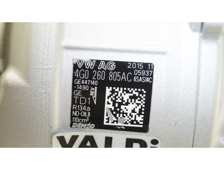 AUDI A4 A5 A6 Q5 07- 2.0 TDI 4G0260805AC KOMPRESOR