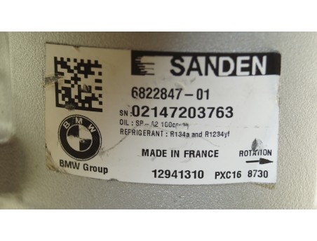 AC Compressor BMW 5 G30 6 G32 7 G11 X5 G05 6822847-01