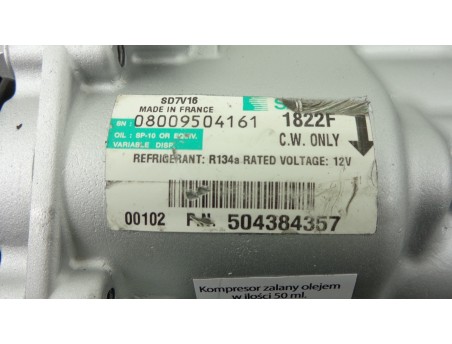 DUCATO JUMPER BOXER 2.3 3.0 504384357, 1822F KOMPRESOR