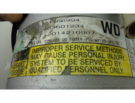 AC Compressor OPEL ASTRA G ASTRA H MERIVA A ZAFIRA B 24466994