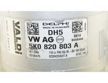 AC Compressor AUDI SEAT SKODA VW...