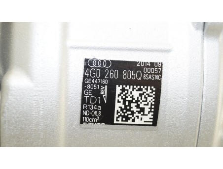 Klimakompressor AUDI A4 A5 A6 Q5 09- 2.0 TDI 4G0260805Q