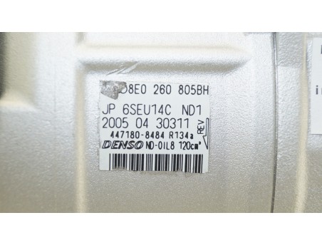 AC Compressor AUDI A4 B6 B7 00- 2.5 TDI 8E0260805BH