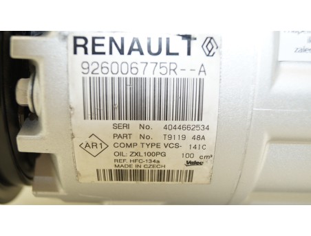DACIA LOGAN II SANDERO II RENAULT THALIA III 926006775R KOMPRESOR
