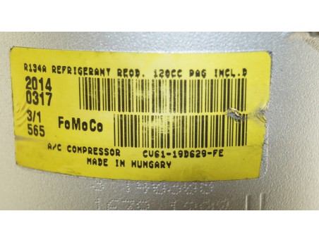 FORD FOCUS C-MAX TRANSIT VOLVO C30 S40 V50 CV61-19D629-FE KOMPRESOR