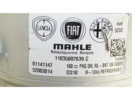 AC Compressor FIAT TIPO BRAVO II 500L LANCIA DELTA III 52003014