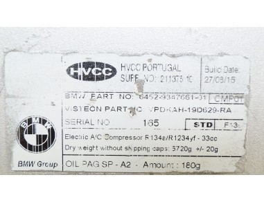 AC Compressor BMW 2 3 5 7 X1 X2 X3 X5...