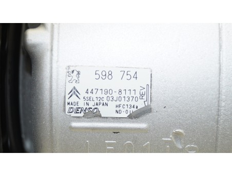 Klimakompressor CITROEN C4 DS4 DS5 PEUGEOT 308 3008 5008 PARTNER RCZ 598754