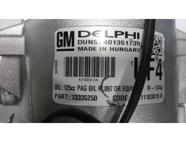 AC Compressor OPEL ASTRA J MERIVA B...