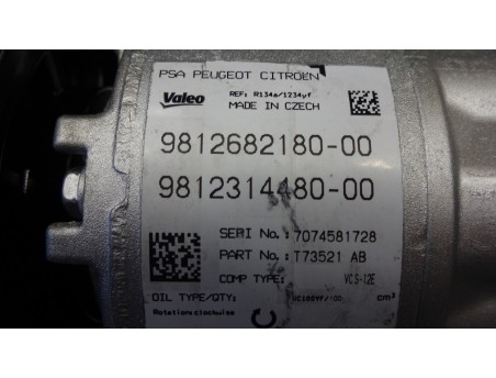 AC Compressor CITROEN BERLINGO C4 C5 PEUGEOT 308 3008 5008 1.2 9812682180