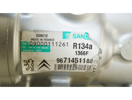 Klimakompressor CITROEN C4 C5 DS4 DS5 PEUGEOT 308 407 508 RCZ 9671451180