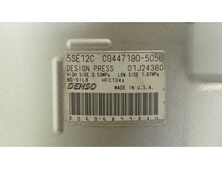 DODGE CALIBER JEEP COMPASS PATRIOT P05058228AH, 447190-5056 KOMPRESOR