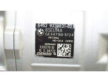 BMW 1/2/3/4/X3/X4 64529330831-02, 447150-5724 KOMPRESOR