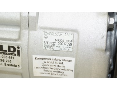 Klimakompressor MERCEDES A-KLASSE...