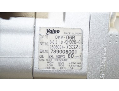 Klimakompressor CITROEN C1 PEUGEOT...