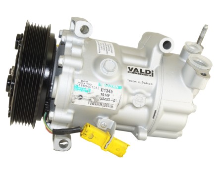 AC Compressor MINI COOPER S D ONE CLUBMAN PACEMAN 2758433 SD6V12-1914F