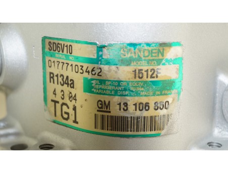 AC Compressor OPEL ASTRA G CORSA C TIGRA SUZUKI SWIFT IGNIS SPLASH 13106850