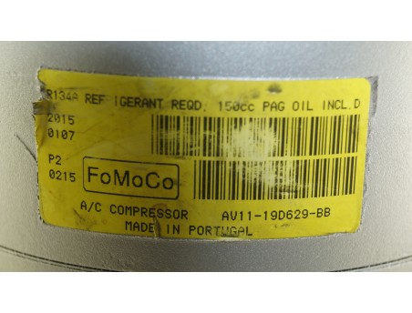 AC Compressor FORD B-MAX FIESTA VI FOCUS III MAZDA VOLVO AV11-19D629-BB