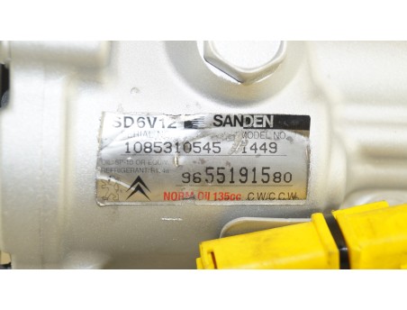 Klimakompressor BERLINGO C2 C3 XSARA FIORINO QUBO PARTNER 307 206 9655191580, SD6V12-1449