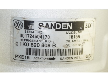 Klimakompressor AUDI VW SEAT SKODA 1K0820808B 1615A