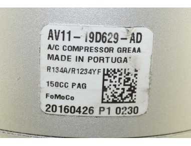 AC Compressor FORD FIESTA VI ECOSPORT...