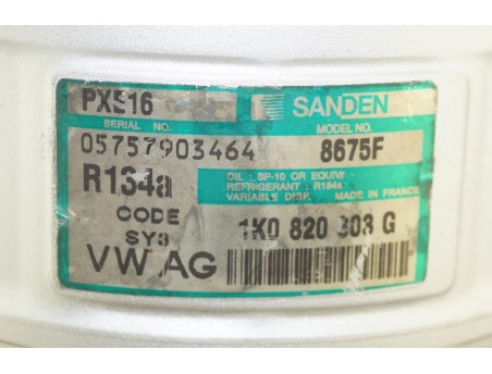 AC Compressor AUDI SEAT SKODA VW 1K0820803G 8675F