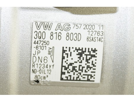 AUDI SEAT SKODA KODIAQ VW GOLF VIII 3Q0816803 447250-6101 KOMPRESOR