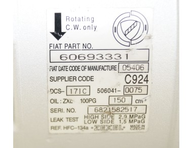 Klimakompressor ALFA ROMEO 159 BRERA...