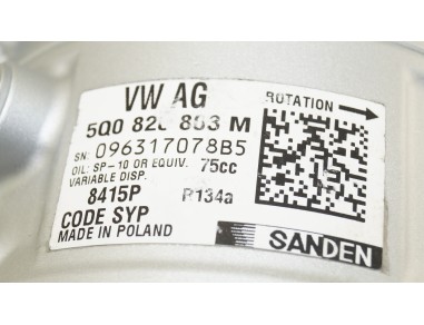 Klimakompressor AUDI SEAT SKODA VW...
