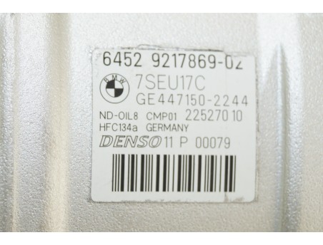 Klimakompressor BMW 1 F20 3 F30 4 F32 X3 F25 X4 F26 64529217869
