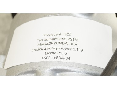 AC Compressor HYUNDAI SANTA FE III...