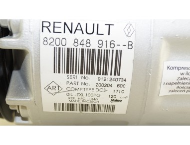 AC Compressor TRAFIC MASTER MOVANO...