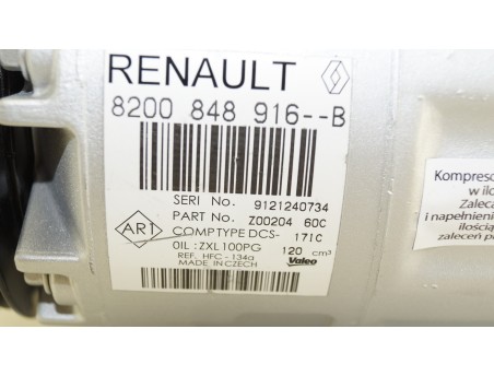 AC Compressor TRAFIC MASTER MOVANO TALENTO PRIMASTAR 8200848916B