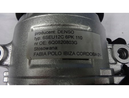 AUDI A2 IBIZA FABIA VW POLO LUPO GOLF 6Q0820803G KOMPRESOR