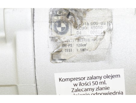 Klimakompressor BMW 3 E46 X3 E83 X5 E53 64526918000, 5C901-45010