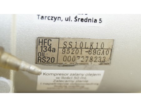 SUZUKI IGNIS I WAGON R+ 1.3 95201-69GA0 KOMPRESOR